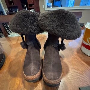 northface boots  - Size 6 women's, Brown , warm